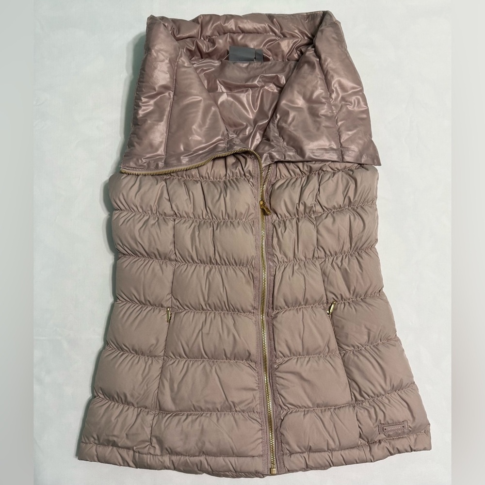 Athleta Downabout Goose Down Puffer Vest  Dusty Pink Size XS - Picture 7 of 16